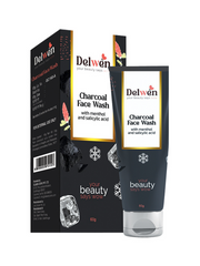 Buy Delwen Charcoal Face Wash  with menthol and salicylic acid.